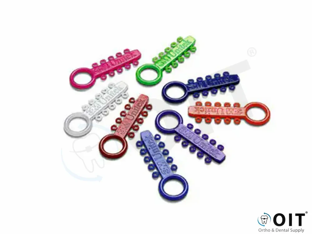 AlastiK Easy-To-Tie Ligatures Smoke 100 modules van 10 elastieken