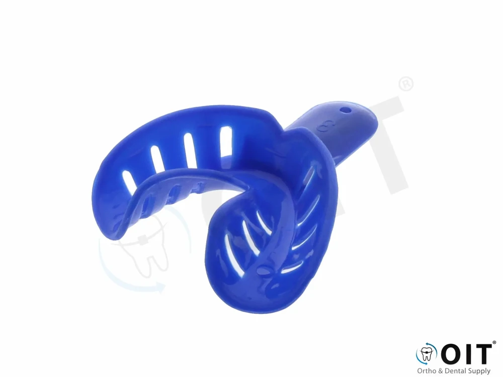 Pegasus afdruklepel #3 Blue Lower 50 stuks, disp. ortho. impr. tray