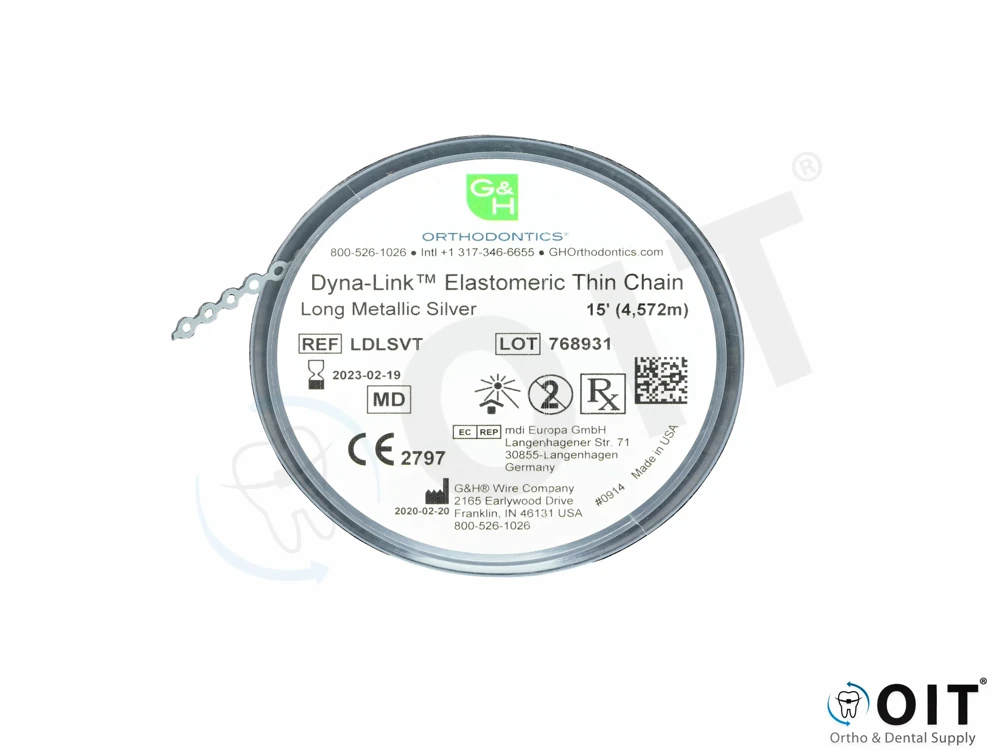 Slim Chain long silver 1 x 15ft. spool