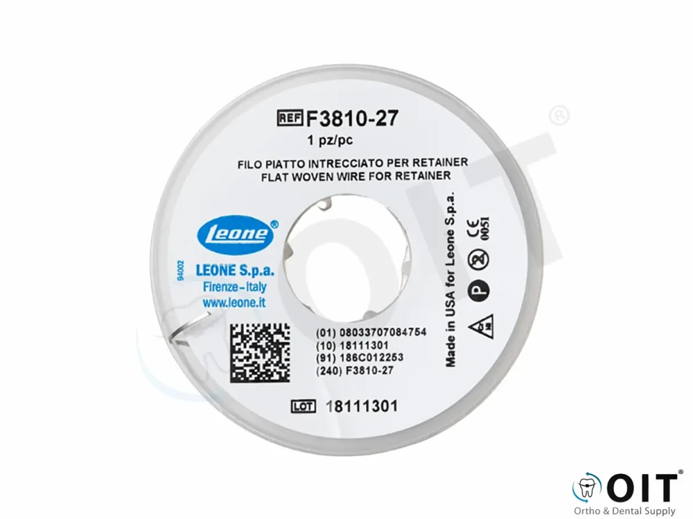 Leone Flat Woven Retainer Wire F3810-27 1,5 m rol 5 draads getwiste platte spalk