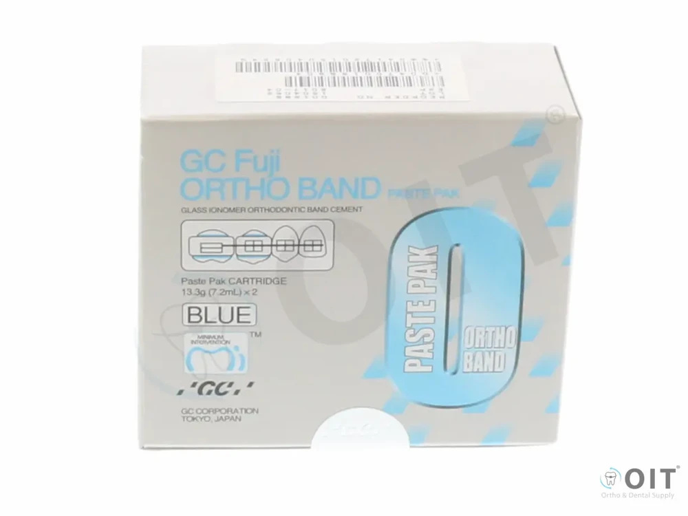GC Fuji Orthoband, paste pak refill 2 stuks 13.3 gram , Blue, 1888