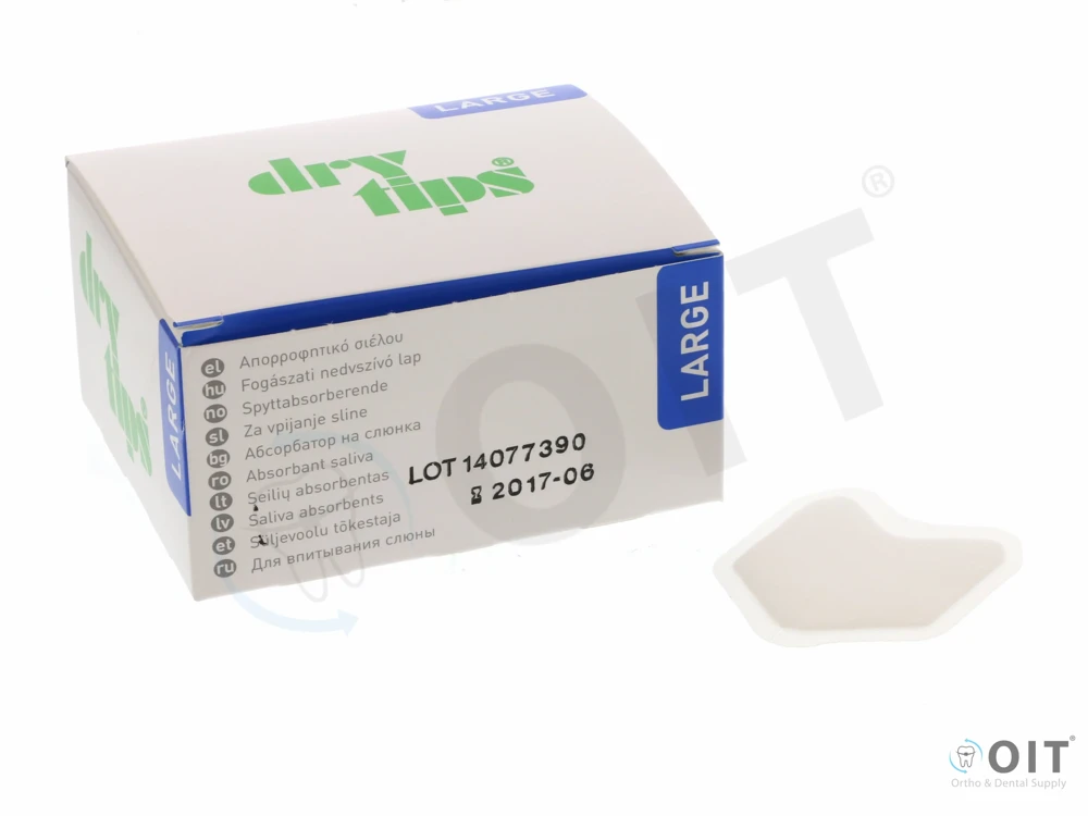 Dry tips large blauw 50 stuks