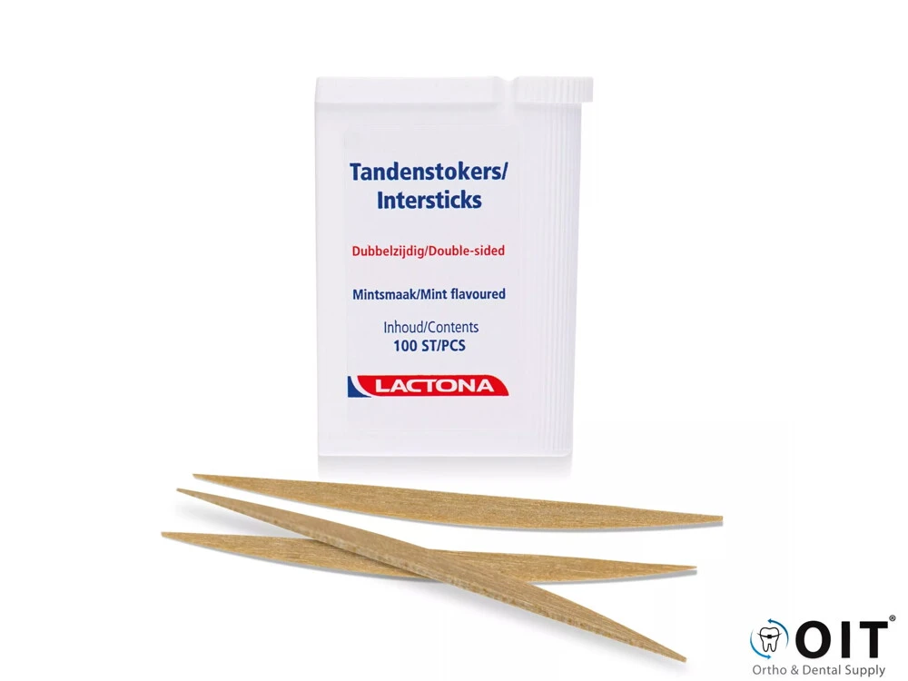 Lactona tandenstokers 12 x 100 sticks
