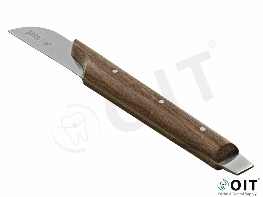Gipsmes (Hout), 1/2 1 stuk, small Carl Martin 1445 1/2, 17cm