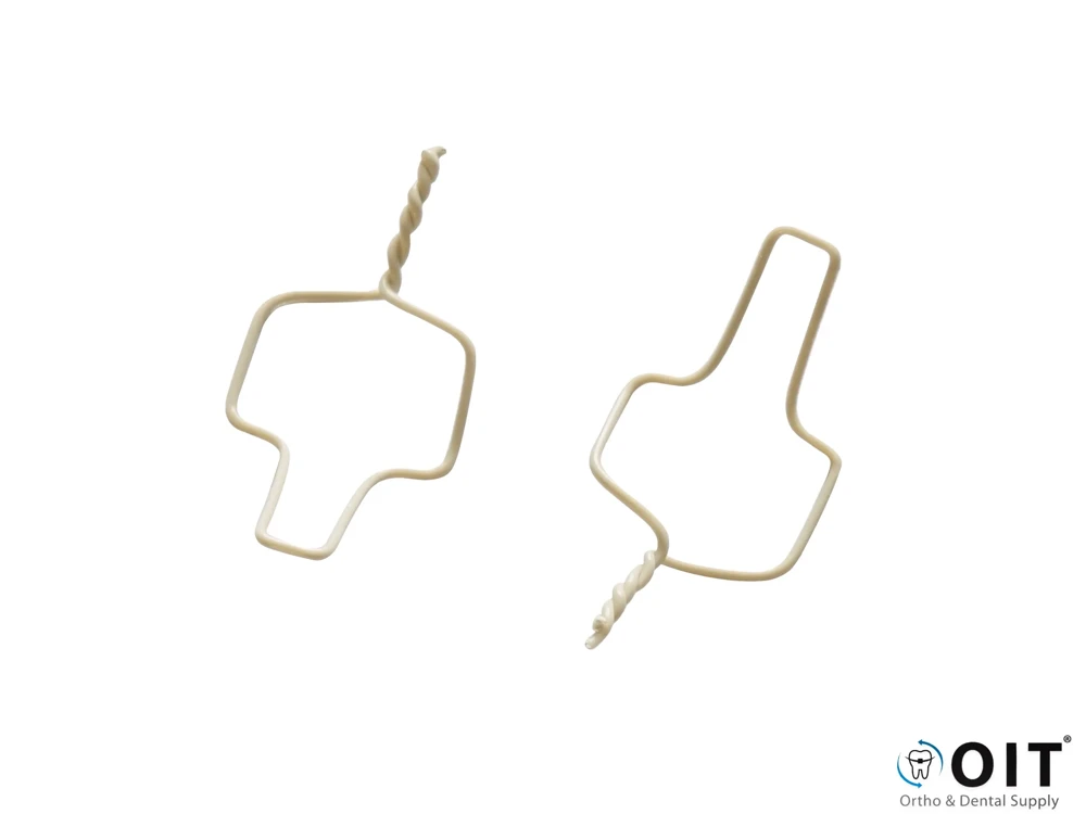Ligaturen 012 Short Pre-cut Tooth Color 500 stuks, epoxy coated
