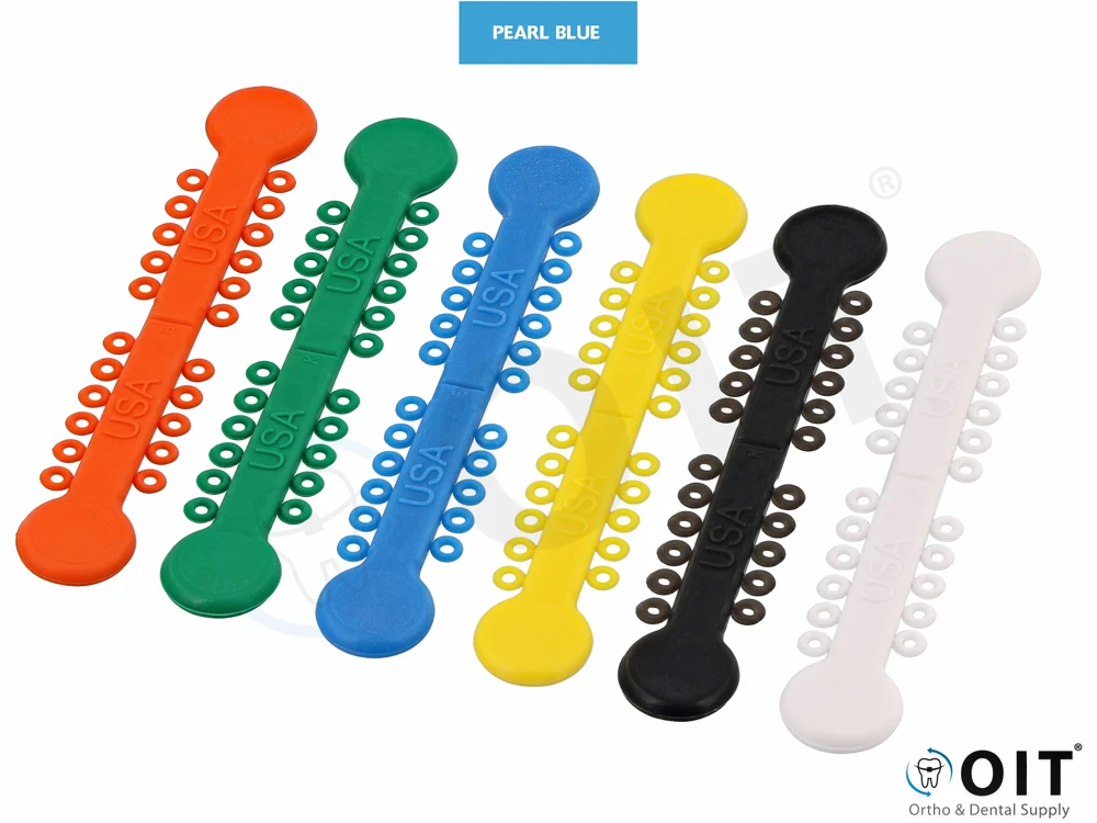 Elastomeric ties Versa-Tie Pearl Blue 46 sticks, 1000 stuks