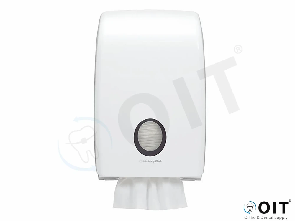 Kleenex handdoekdispenser 6945 hoog t.b.v. interfold 6771/6772/6773/6777