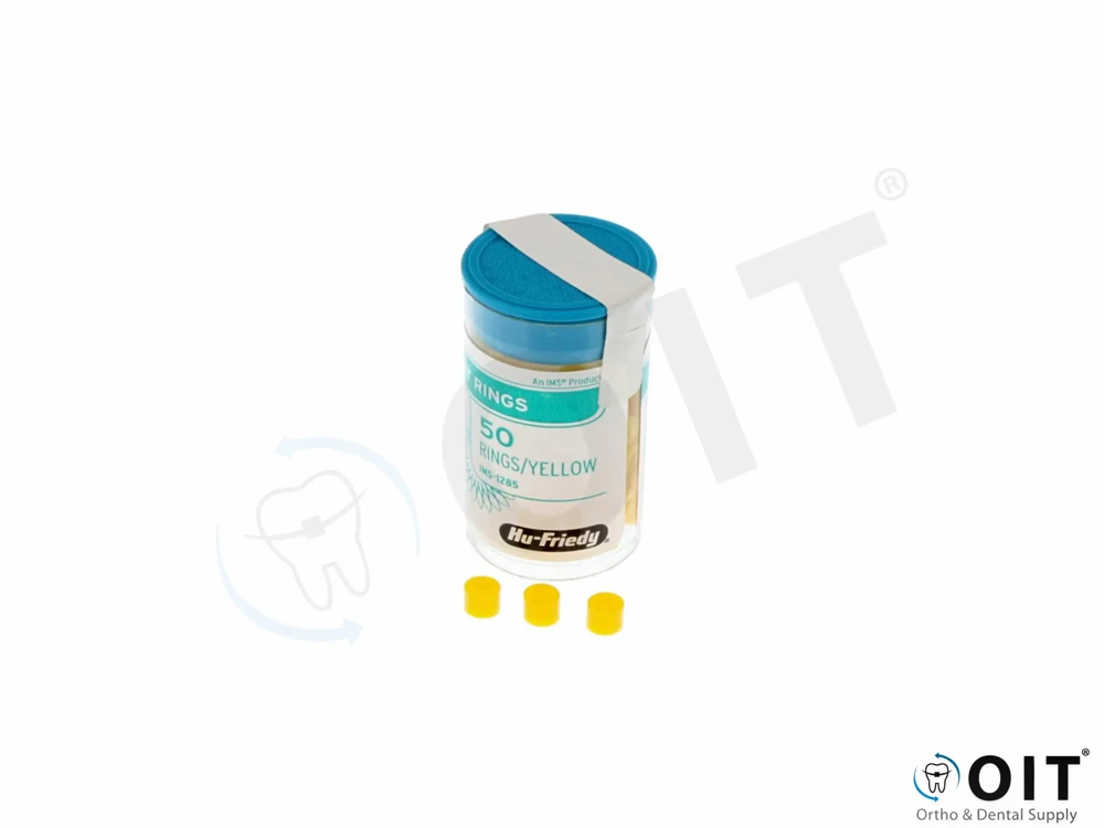 Coderingsringen instrumenten geel klein 50 stuks, IMS Yellow rings small