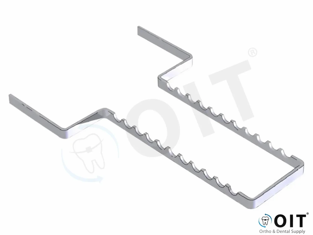 Nichrominox instrumenten tray insert rvs 1 stuk, 28x18cm 182452