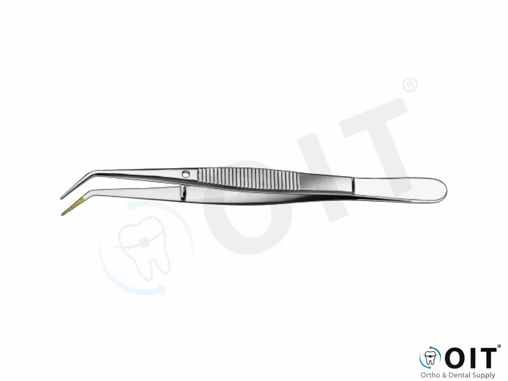 Carl Martin Pincet Gebogen nr. 708 1 stuk, diamant tip, 15 cm nr. 708