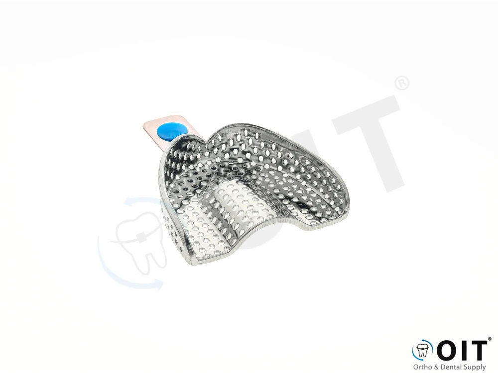 ASA Afdruklepel RVS geperforeerd onder 4 1 stuk, medium blauw 2804-L4 Perma-lock