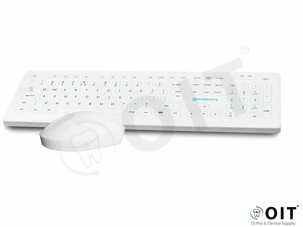 Purekeys Silicone toetsenbord bedraad 1 stuk, Hygiënische, 300XXX00, USB