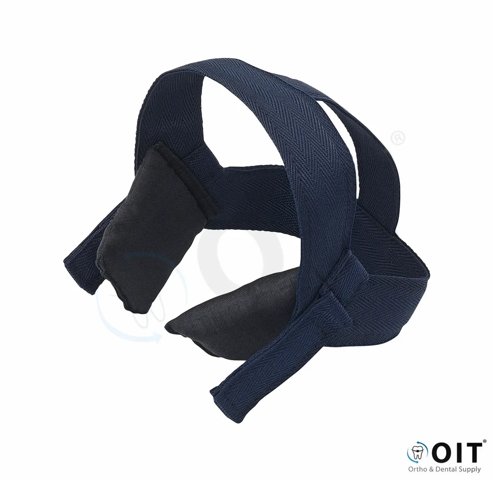Headcap Navy Blue + Pad (1 lus) Small 5x, wangkussen tbv plastic Safety module