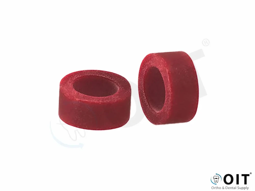 Maxi Coderingsringen instrumenten Rood 25 stuks, Polydentia 5364