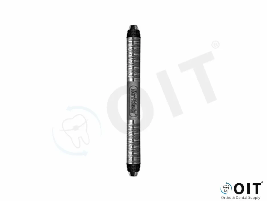 Scaler H6/H7, dubbeleindig, #6 handle 1 stuk, handvat #6 Satin Steel