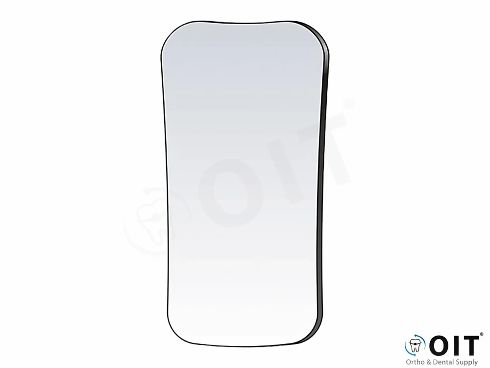 Mondspiegel Extra Large Occlussal 1, 6,7 x 13,5cm, Premium Mirror PM-00-05