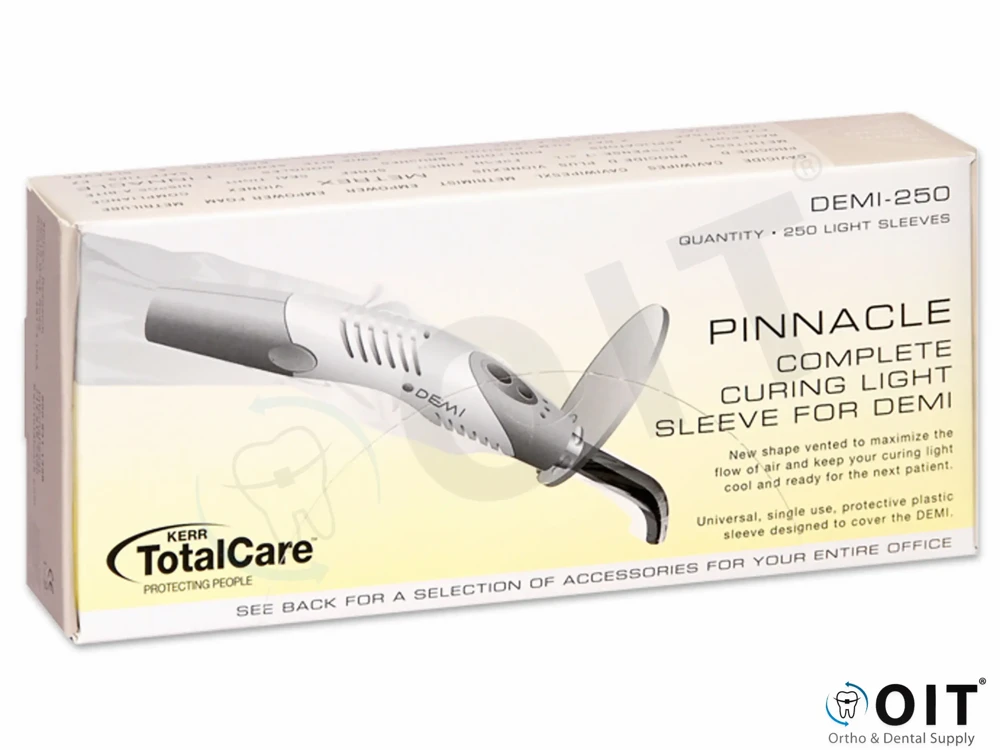Kerr Totalcare Pinnacle sleeve for Demi 250 stuks, Demi-250 lamp hoes