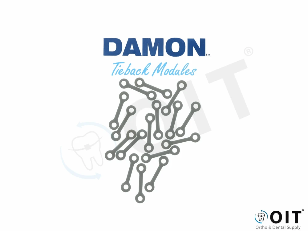 Damon Tieback Modules Clear 6,1mm 40 stuks, size 1