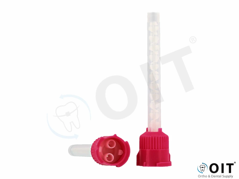 FHS Silagum Automix Mixing Tips Roze 50 stuks, 094110