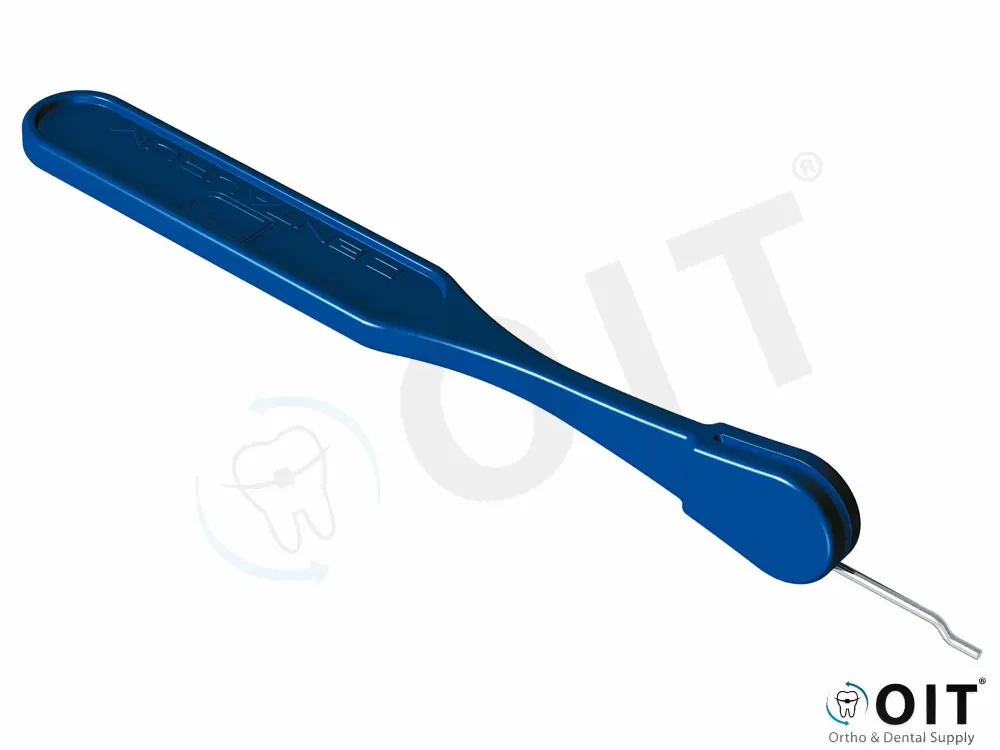 Safety Keys for Hyrax Dentaurum 10 stuks, blauwe handgreep, sleutel
