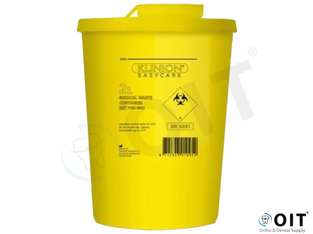 Naaldencontainer Klinion Easy Care 1 stuk, 2 liter, UN-keurmerk