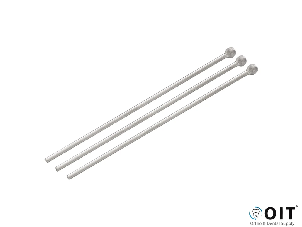 Remanium Ball retainer clasps 0,8mm 100 stuks, knopankers